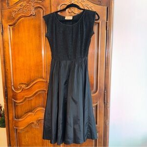 Vintage Black Midi Dress A Dartford Deb